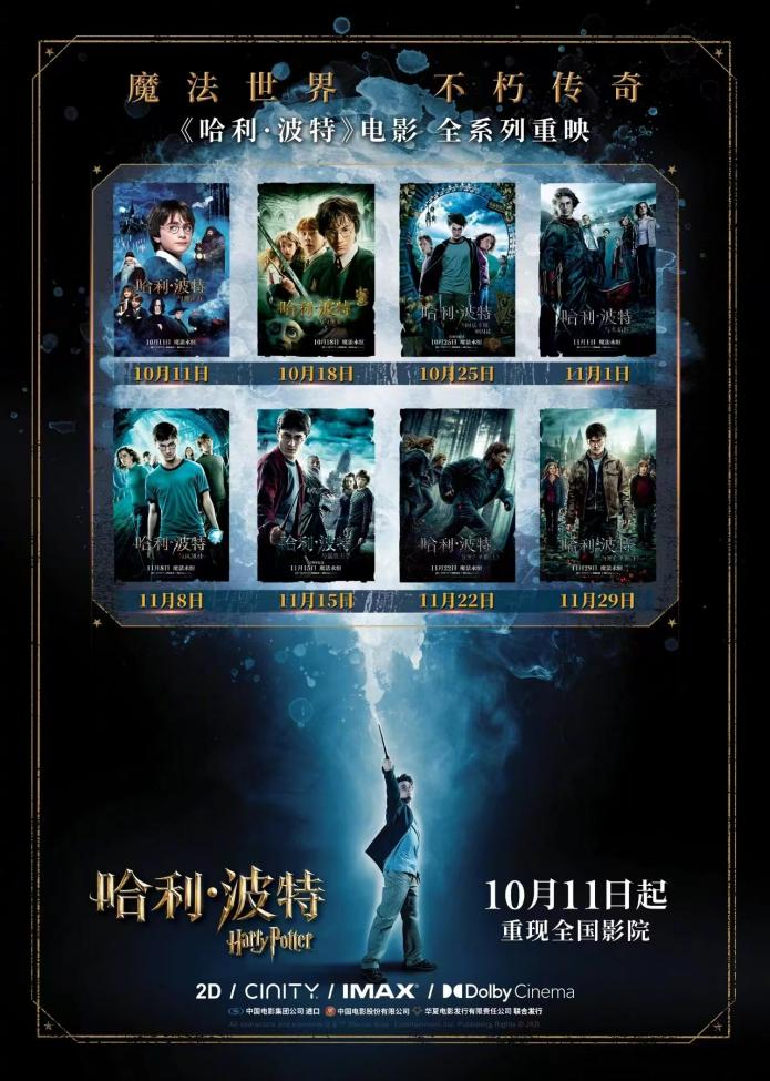 《哈利·波特》全系列重映票房将冲4亿，“重映片”是好赛道吗？