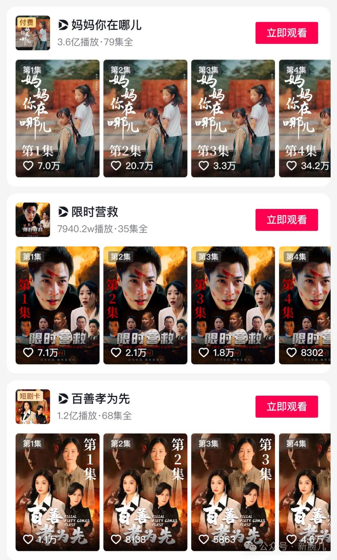 短剧第三种赚钱模式来了！抖音推出短剧卡，5元7天可看4000部