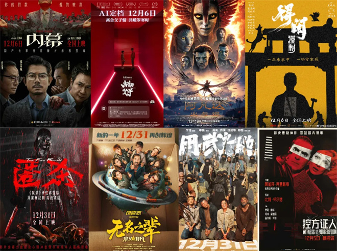 郭富城古天乐肖战《阿凡达3》登场 12月片单来了!